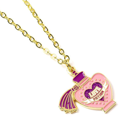 Harry Potter Pendant & Necklace Love Potion (Gold plated)