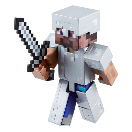 Steve Minecraft Diamond Level Action Figure 14 cm